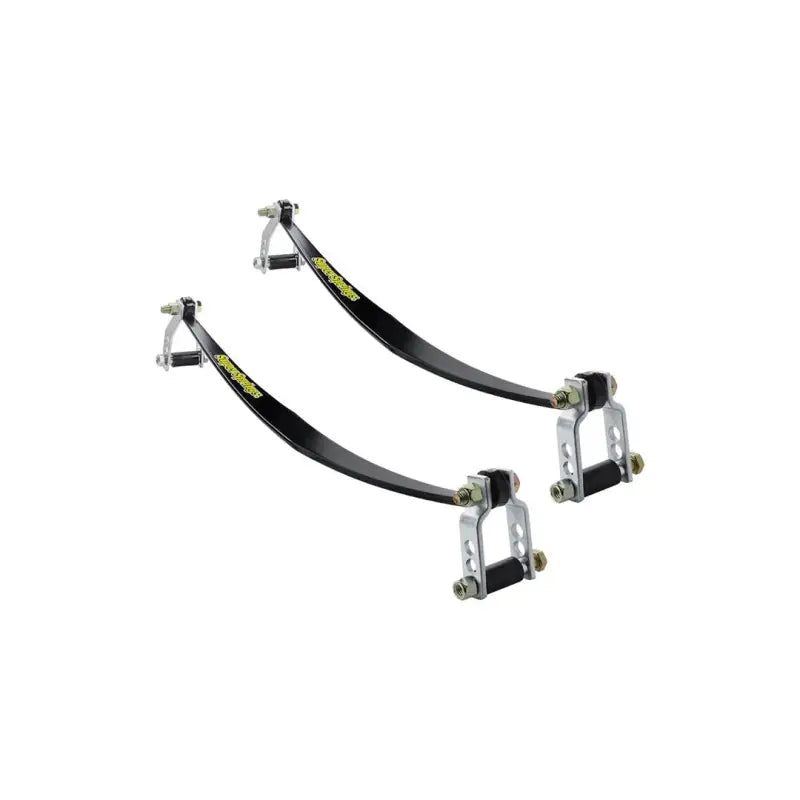 Helper Spring Kit Leaf Design; Rear Upper; 3 Inch Width; 3000 - 5000 Pound Load Capacity Per Set (Not To Exceed