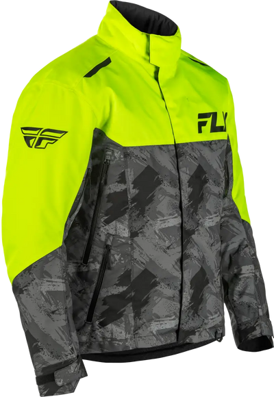 Snx Pro Jacket Hi Vis/Black Lg - FLY RACING