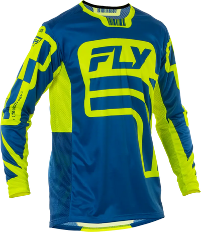 Lite Lancer Jersey Navy/Hi Vis Xl - FLY RACING