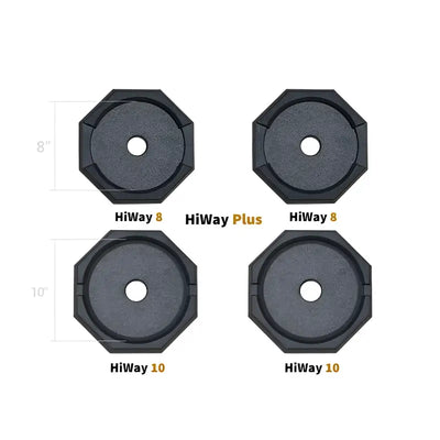 HIPLSP4 Snappad Hiway Plus - 4 Pack - Jack Pad
