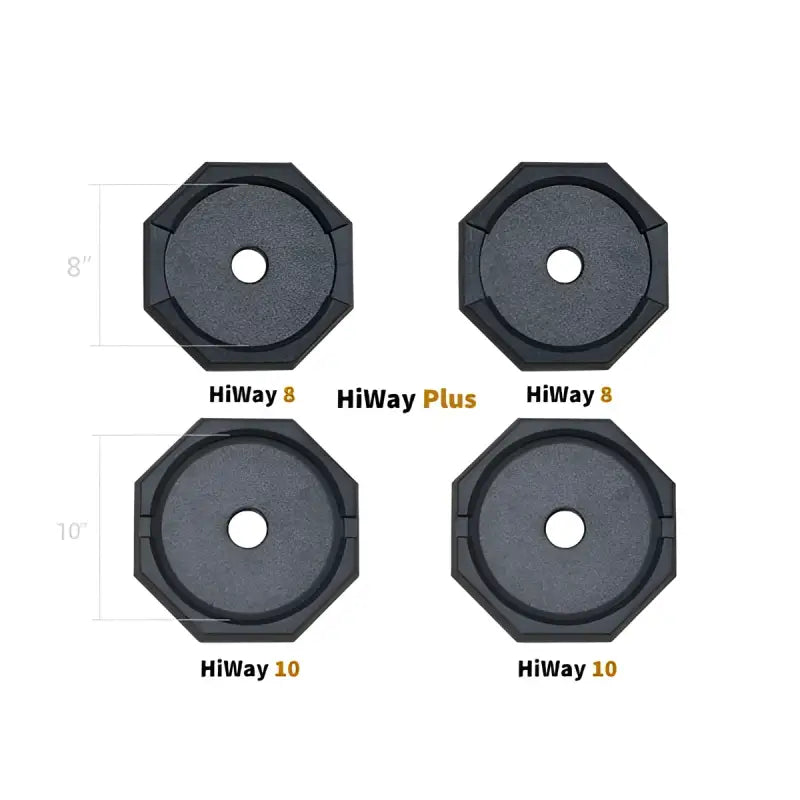 HIPLSP4 Snappad Hiway Plus - 4 Pack - Jack Pad