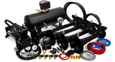 Black train horn kit for conductor’s special 244K Hornblaster Conductor’s Special 244K