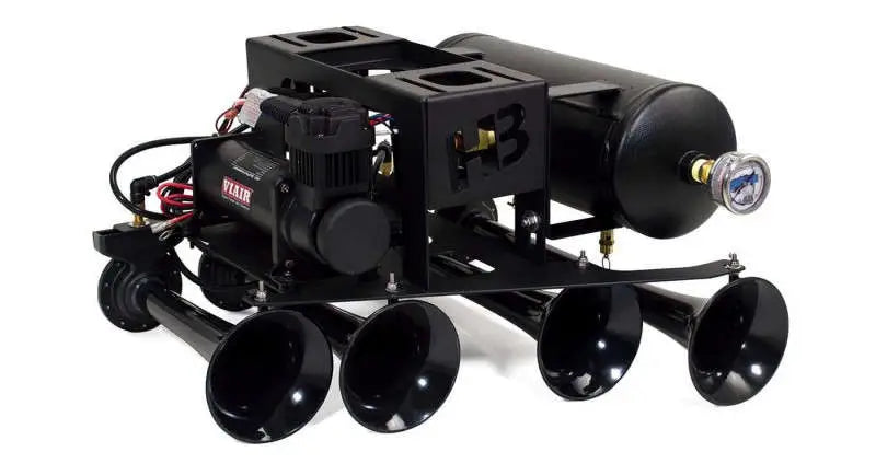 Black air compressor with four horns for HK-S4-244K Hornblaster Conductor’s Special 244K
