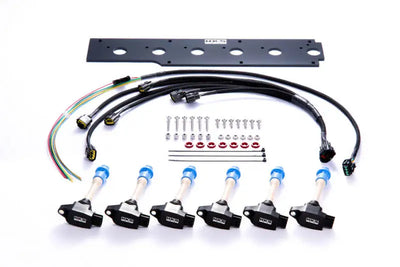 HKS Super Fire Racing Coil Pro for 2JZ with black blue 6-cylinder kit