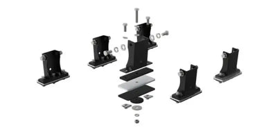 Holman 4NLAMR Nv Low Roof Aluminum Cargo Rack Pac - RV and Auto Parts