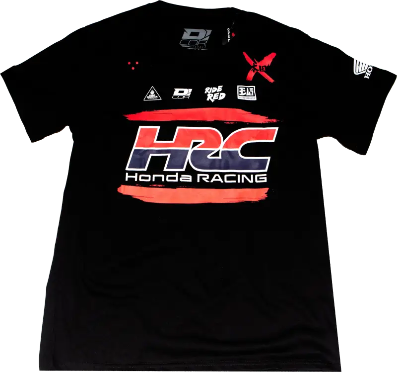 Honda Hrc Factory T Shirt Black Xxl - D-COR