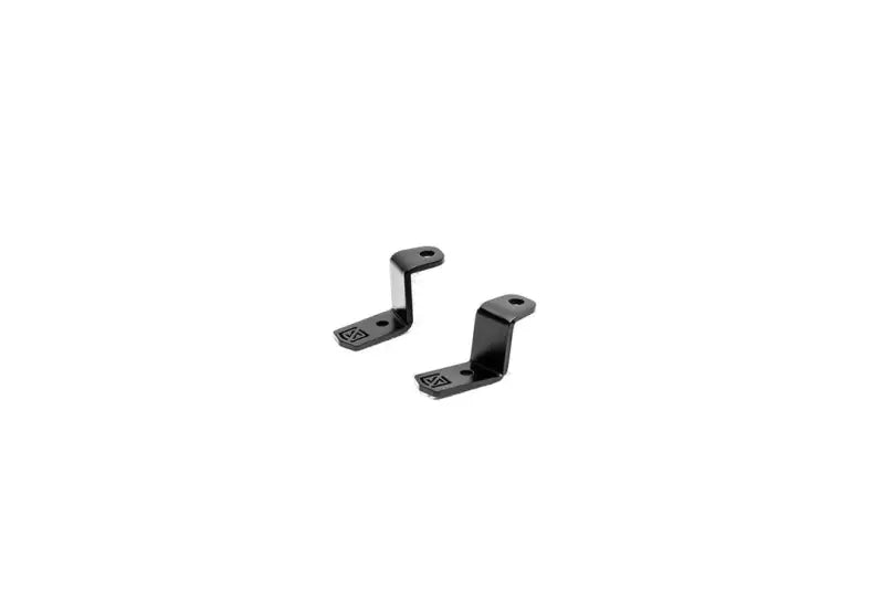 T-Rex Hood Hinge Mounts for F150 18, high-quality black metal mounts, custom fit for secure and stylish upgrade.
