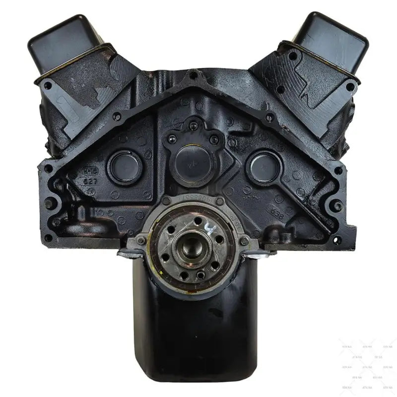 Black V-shaped engine block for HP98C ATK Engines Chevy 350 Eng 345Hp Comp