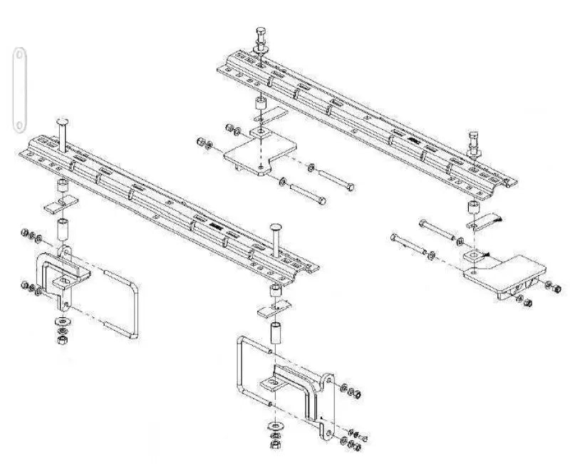 33073 Fifth Wheel Trailer Hitch Mount Kit
