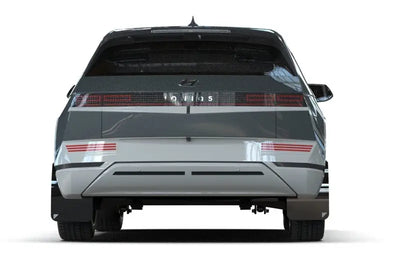Rally Armor 22-24 Hyundai Ioniq 5 Black UR Mud Flap Light Blue Battery Logo - Rally Armor