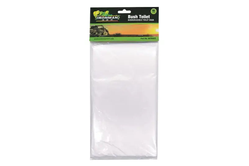 IBTBAGS Ironman 4X4 Bush Toilet Replacement Biodegradable Bags, eco-friendly outdoor waste solution, durable, reliable, for bush toilets, RV, Automotive, Powersports, off-road, marine, exterior, truck accessories, interior, truck bed, rv parts, Inside RV, Plumbing, AVADA - Best Sellers, Must Haves
