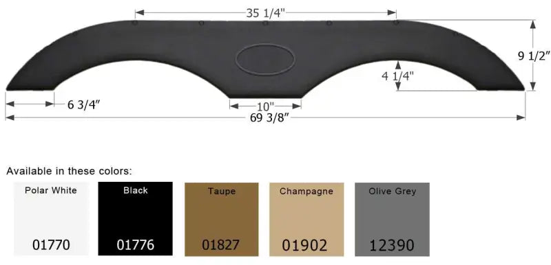 12390 Fender Skirt