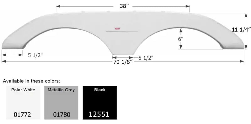 12551 Fender Skirt