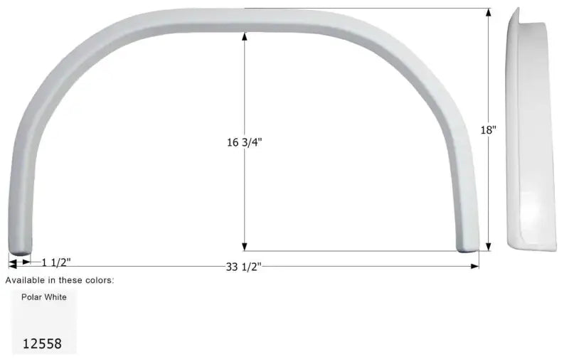 12558 Fender Skirt