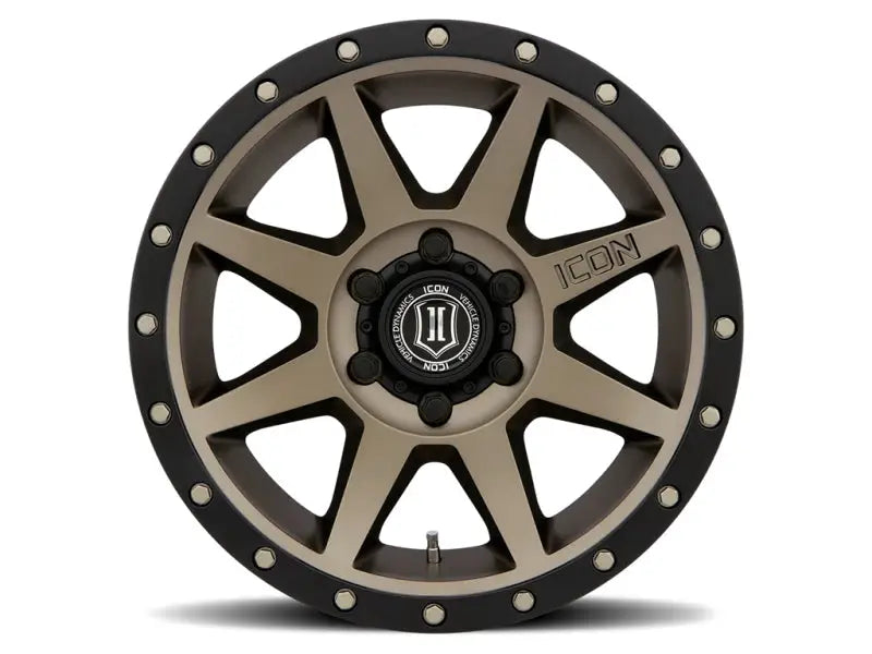 ICON Rebound 17x8.5 6x5.5 25mm Offset 5.75in BS 95.1mm Bore Bronze Wheel - 1817859057BR