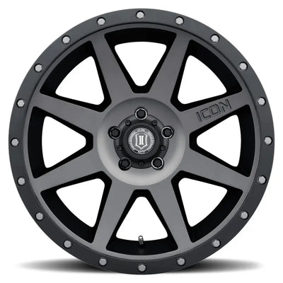 ICON Rebound 20x9 6x5.5 0mm Offset 5in BS Titanium Wheel - 1820908350TT