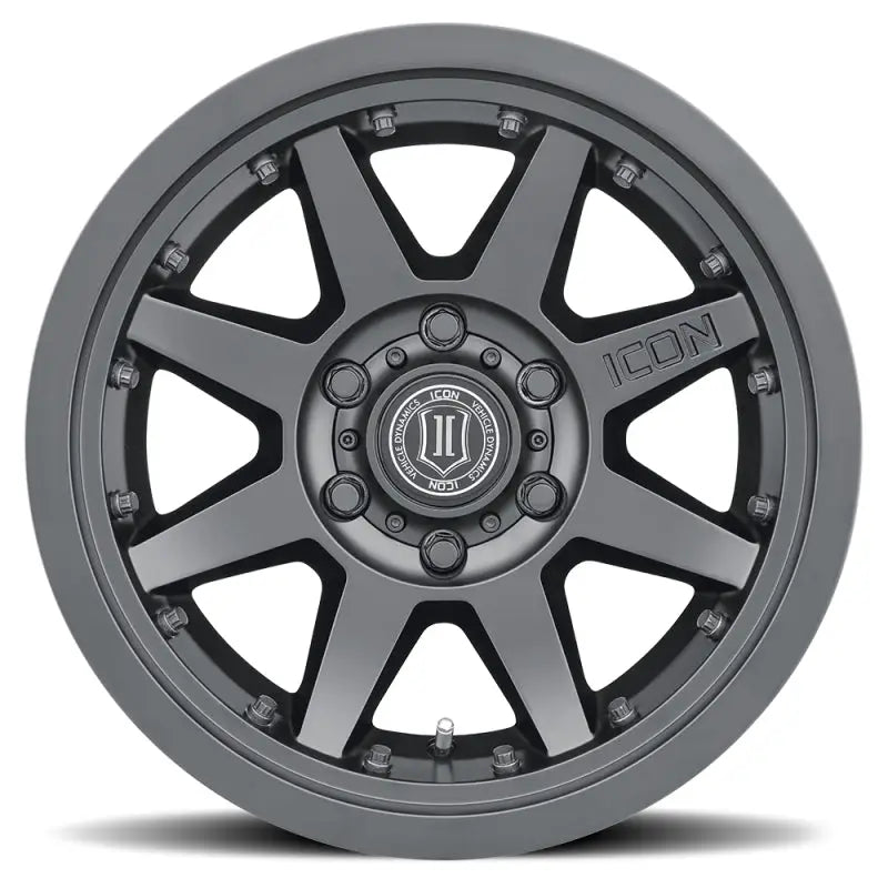 ICON Rebound Pro 17x8.5 5x5 -6mm Offset 4.5in BS 71.5mm Bore Satin Black Wheel - 21817857345SB