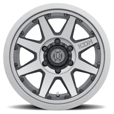 ICON Rebound Pro 17x8.5 5x5 -6mm Offset 4.5in BS 71.5mm Bore Titanium Wheel - 21817857345TT