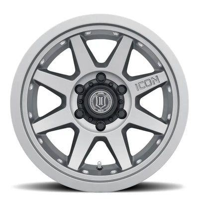 ICON Rebound Pro 17x8.5 6x135 6mm Offset 5in BS 87.1mm Bore Titanium Wheel - 21817856350TT