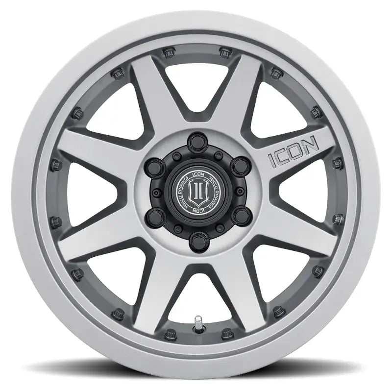 ICON Rebound Pro 17x8.5 6x135 6mm Offset 5in BS 87.1mm Bore Titanium Wheel - 21817856350TT