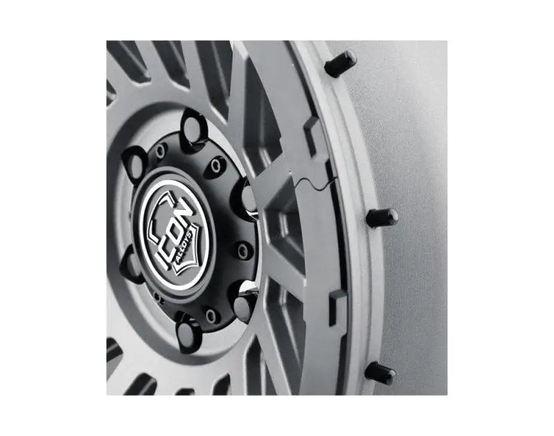 ICON Recon Pro 17x8.5 6x5.5 0mm Offset 4.75in BS 106.1mm Bore Charcoal Wheel - RV and Auto Parts