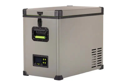 Gray portable fridge IFRIDGE43LMUSA from Ironman 4X4 M-Series Icecube model