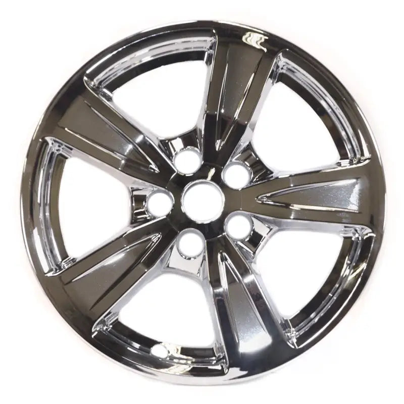 Chrome-finished five-spoke wheel cover for IMP474X Coast2Coast Mustang 17 inch wheels