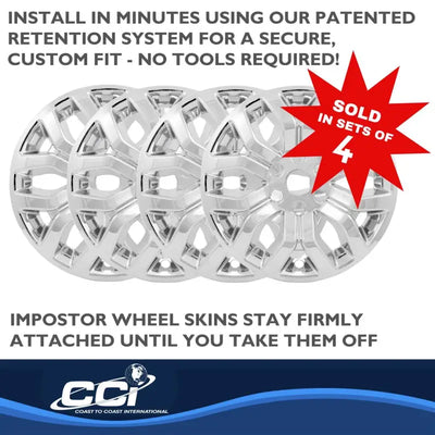 IMP491X Coast2Coast Ws 21-23 F150 Chrm 18’ 6 Y Spk - Wheel Skin