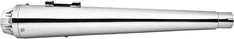 IN00053 American Outlaw Slip Ons 4.5" Chrome W/Chrome Tip Indian