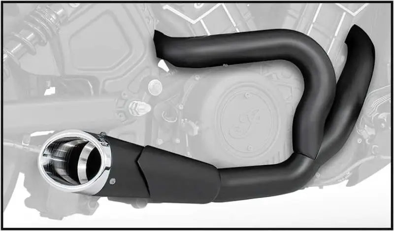 FREEDOM IN00086 Combat 2 1 Shorty Black W/Chrome Tip `14 Up Scout