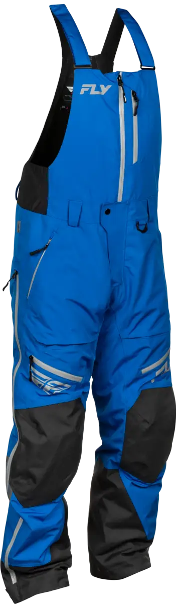 Incline Bib Blue/Grey Sm - FLY RACING