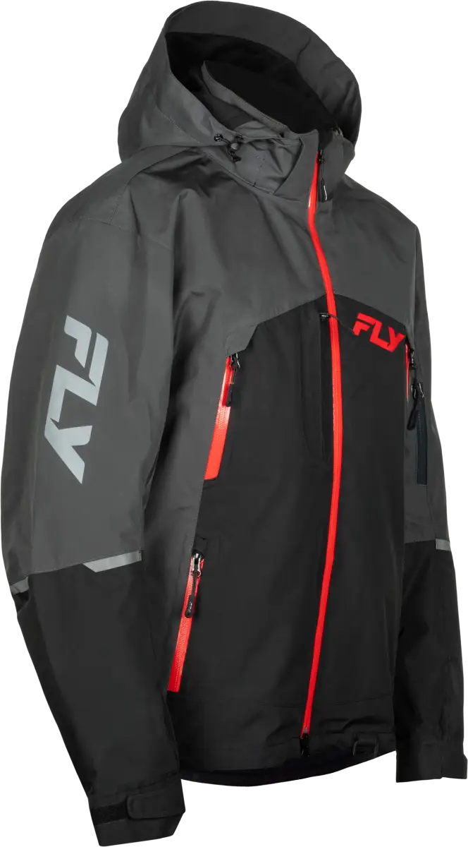 Incline Jacket Grey/Black Md - FLY RACING