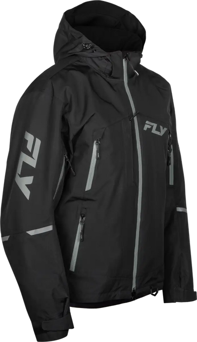 Incline Jacket Black/Grey 4x - FLY RACING