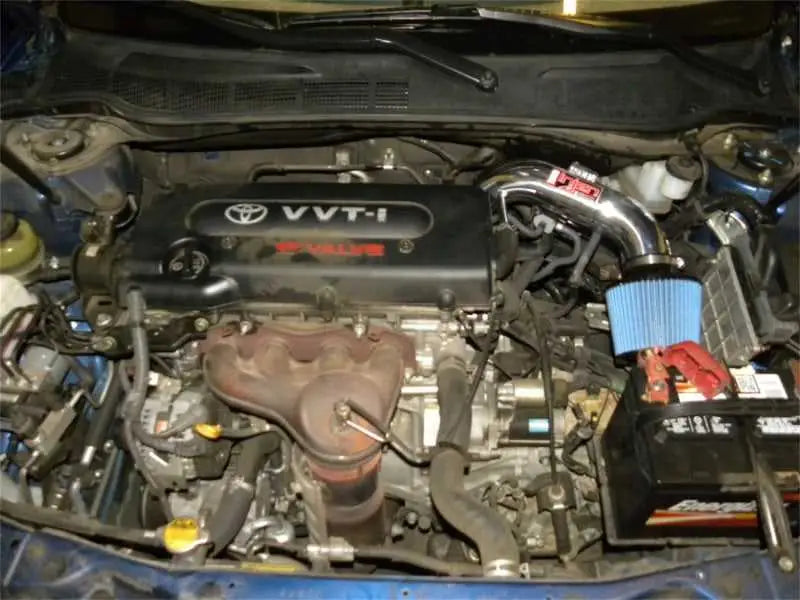 Injen 07-09 Toyota Camry 2.4L 4Cyl Polished Tuned Air Intake w/ Air Fusion/Air Horns/Web Nano Filter 