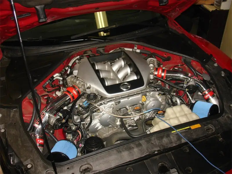 Injen 10-12 Nissan R35 GTR V6 3.8L Twin Turbo Polished Short Ram Intake - Truck & Automotive