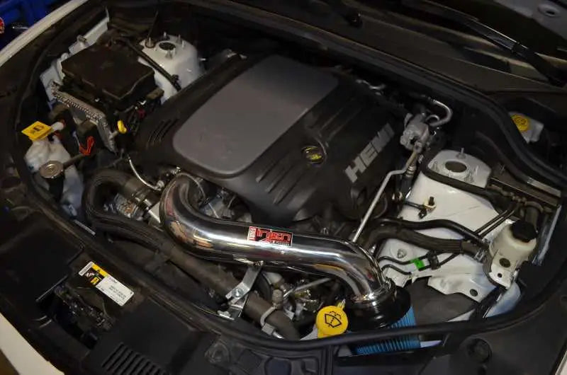 Injen 11-17 Dodge Durango R/T 5.7L V8 Wrinkle Black Power-Flow Air Intake System 