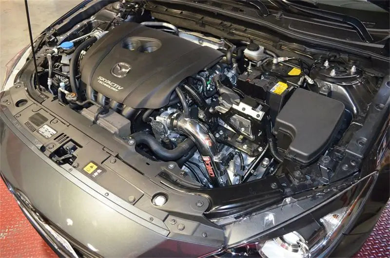 Injen 13-18 Mazda 3 2.0L 4Cyl AT Black Cold Air Intake with MR Tech and Fusion - Truck & Automotive