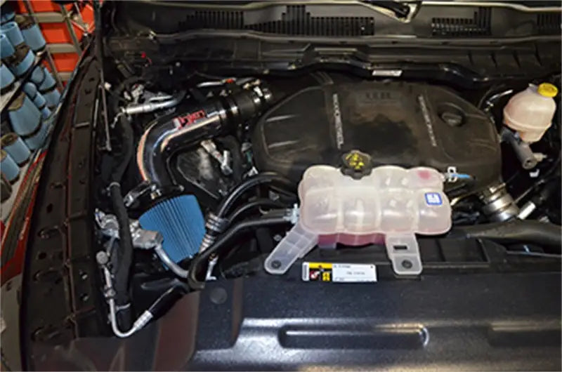 Injen 14-18 Dodge Ram 3.0L V6 Polished Power-Flow Short Intake - Truck & Automotive