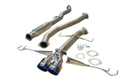 Car exhaust system for Honda Civic Hatchback with titanium tips, boost your civic hatchback’s look