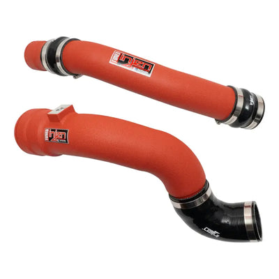 Red and black intercooler piping kit for Ford F250 F350 V8-6.7L Turbo Diesel