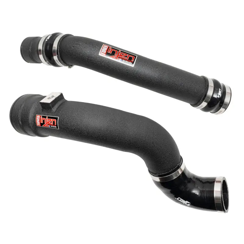 Injen 17-22 Ford F250/F/350/F-450/F-550 V8-6.7L Turbo Diesel Wrinkle Black Intercooler Piping Kit - Truck & Automotive