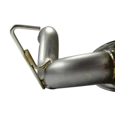 Metal exhaust pipe with mounting bracket for Jeep Wrangler high tuck axle upgrade
