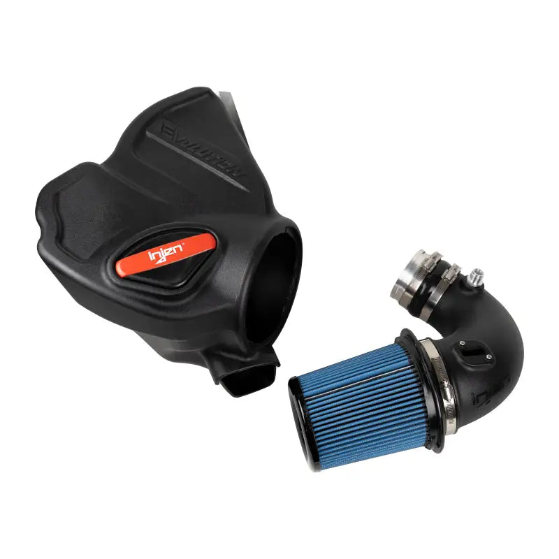 Injen 20-22 BMW M240i/M340i/M440i/xDrive Evolution Roto-Molded Air Intake System with SuperNano-Web filter setup.