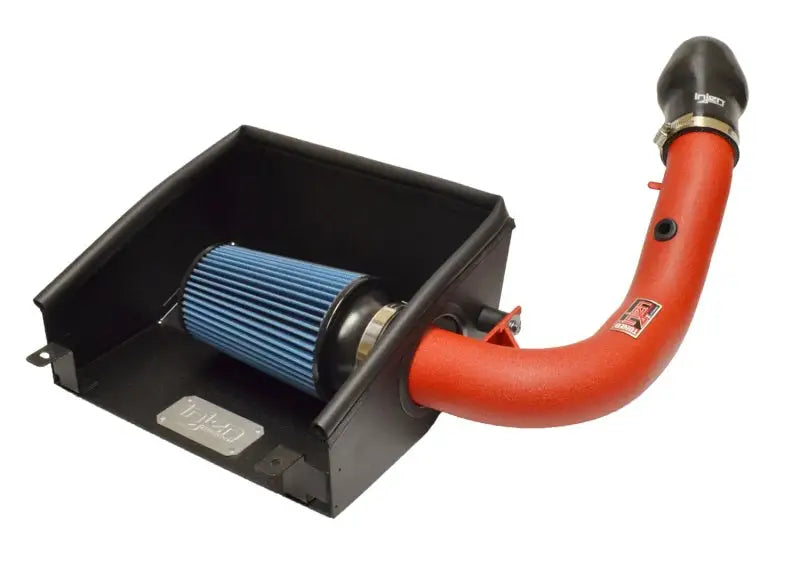 Injen 2015-2017 Polaris Slingshot 2.4L 4 Cyl Wrinkle Red Short Ram Intake w/ Heat Shield - Truck & Automotive