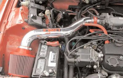 Injen 88-91 Civic Ex Si CRX Black Short Ram Intake *Special Order* - Truck & Automotive