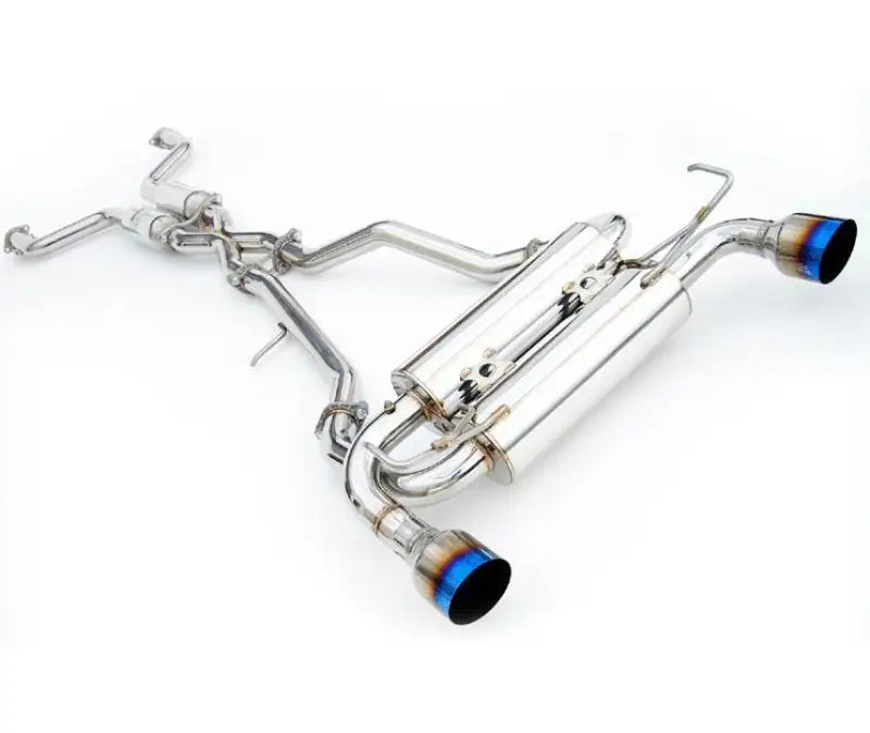Invidia 09+ FX35 2/4WD Gemini Single Layer Titanium Tip Cat-back Exhaust - HS09IFXGIT