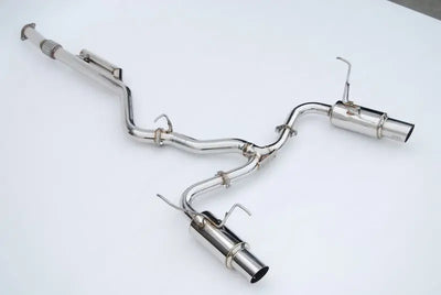 Invidia 2022+ Subaru WRX N1 Twin Outlet Single Layer SS Tip Cat-Back Exhaust - HS22WRXGTP