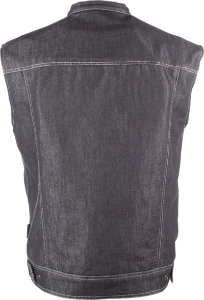 HIGHWAY 21 Iron Sights Club Vest Black 2x for Powersports