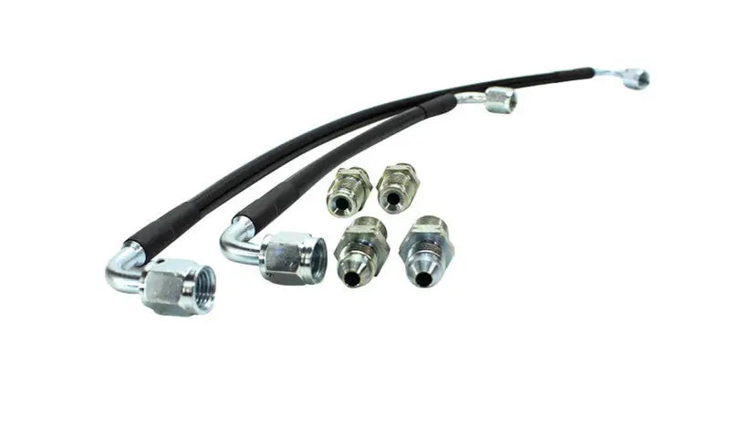 ISR Performance Stainless Steel Power Steering Rack Lines Nissan 240sx S13/S14 LHD - Truck & Automotive