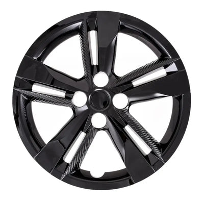 Black double-spoke 16-inch wheel kick from the IWC55216BLK Coast2Coast Set of 4 by Shopify.